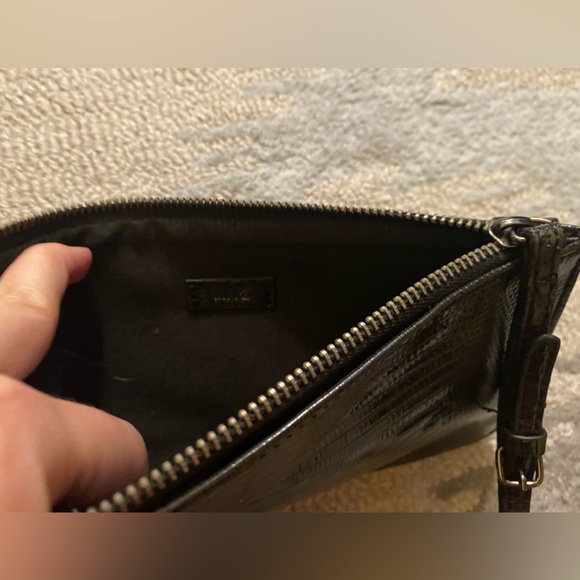 Mango faux snake skin wristlet - Picture 2 of 3